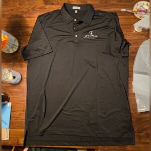 Peter Millar Men Polo Shirt in Black XL